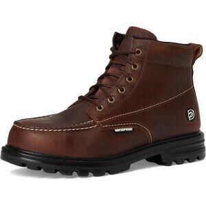 DieHard Mens Tundra Moc Toe Work Boots US 13 M Brown Leather Waterproof CT NIB